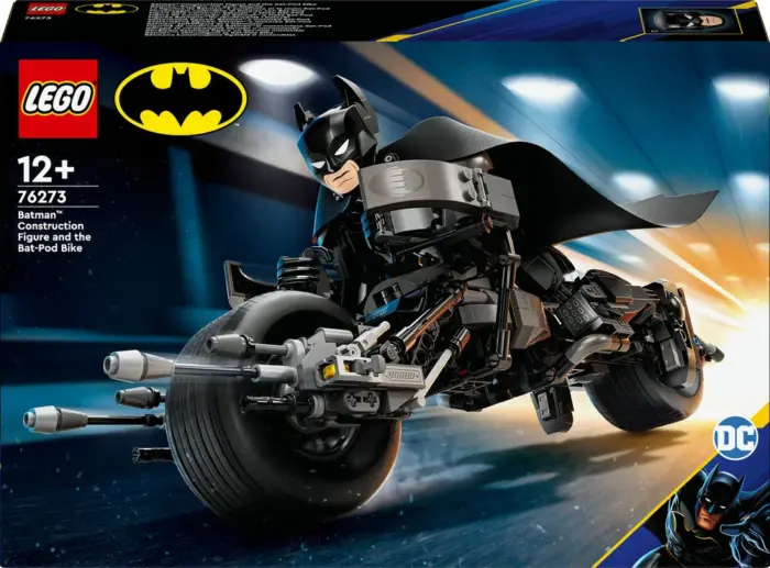 76273 LEGO Super Heroes DC Byg selv-figur af Batmanâ¢ og Batpod-motorcyklen